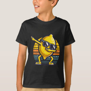T-shirt Drôle Dab Lemon Dancing Dabbing Retro Fruit 5