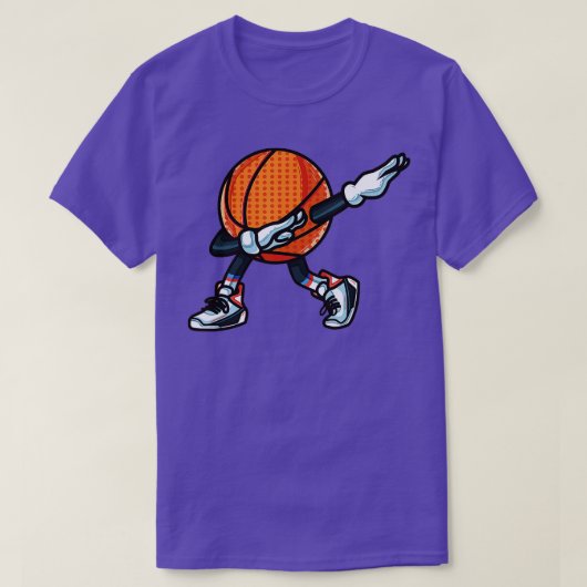 T-shirt Drôle Dabbing Basketball Danse Avec Chaussures Mas (Design devant)