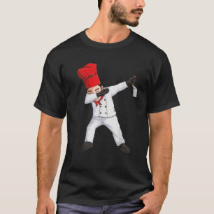 T-shirt drôle dabbing Hibachi chef cuisinier costume homme