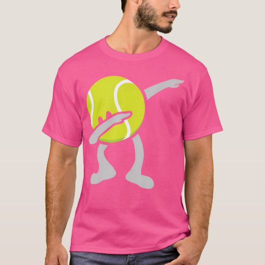 T-shirt Drôle Dabbing Tennis Ball (Devant)