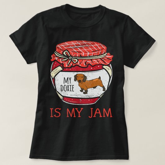 T-shirt Drôle Dachshund Amis Cadeaux Femmes mignonnes Ma D (Design devant)