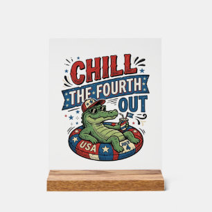 T-shirt drôle d'alligator pour se rafraîchir le 4