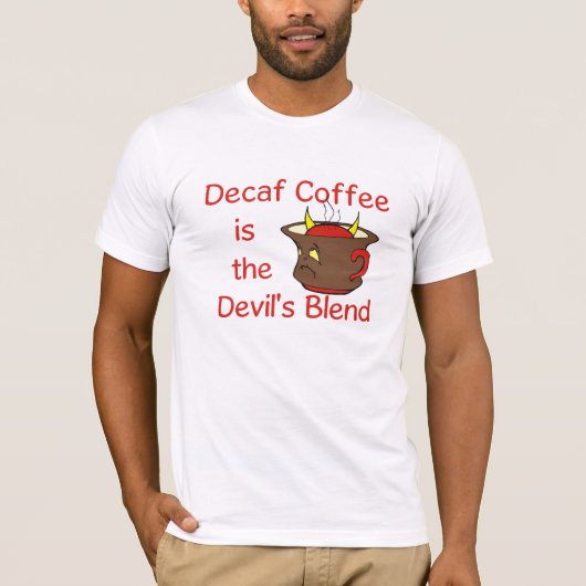 T-shirt drôle d'amant de café (Devant)