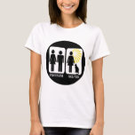 T-shirt Drôle dame de chat<br><div class="desc">Une autre dame de chat amusante conçoit cette fois en cercle tellement mieux sur les badges etc.</div>