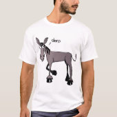 T-shirt drôle d'âne de Derp (Devant)
