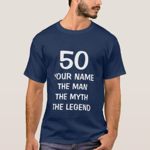 T-shirt drôle d'anniversaire pour hommes selon l'â