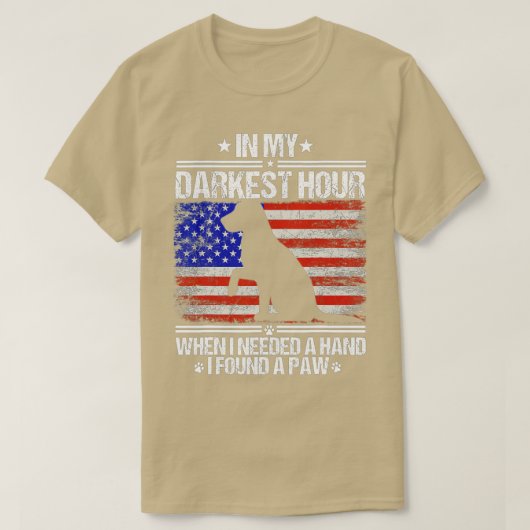 T-shirt drôle dans mon heure la plus sombre quand j'avais (Design devant)