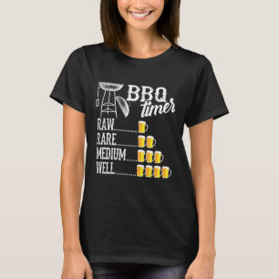 T-shirt Drôle d'art BBQ pour hommes femmes grillant de la
