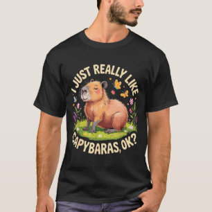 T-shirt Drôle d'art de capybara pour hommes femmes enfants