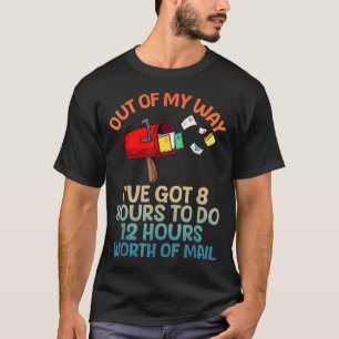 T-shirt Drôle d'art de facteur pour hommes femmes facteur