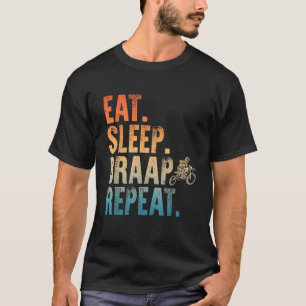 T-shirt Drôle d'art de moto cross pour hommes femmes Motoc