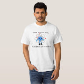 T-shirt drôle d'atome de chimie (Devant entier)