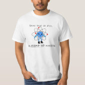 T-shirt drôle d'atome de chimie (Devant)
