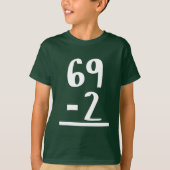 T-shirt Drôle de 67 Math (Devant)