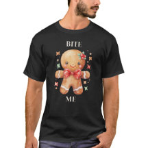T-shirt drôle de bonhomme en pain d'épice de Noël