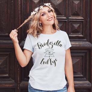 T-Shirt Drôle De Bridezilla Evil Eye