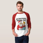 T-shirt drôle de cadeau de Noël (Devant entier)