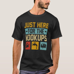 T-shirt Drôle de camping-car de camping-car Je suis juste