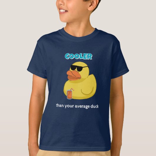 T-shirt drôle de canard plus cool que la moyenne (Devant)