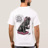 T-shirt Drôle de Cane Corso Peekaboo (Dos)