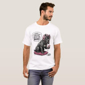T-shirt Drôle de Cane Corso Peekaboo (Devant entier)