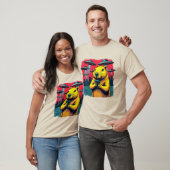 T-shirt drôle de Capybara avec des OVNI - Étrange (Unisexe)