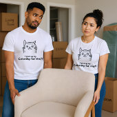 T-shirt drôle de chat de Caturday