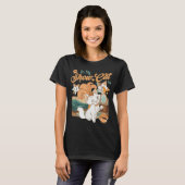 T-shirt drôle de chat de l'ère Showcat (Devant entier)