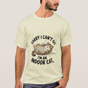 T-shirt Drôle de chat d'intérieur " Relatable Sassy Kitten