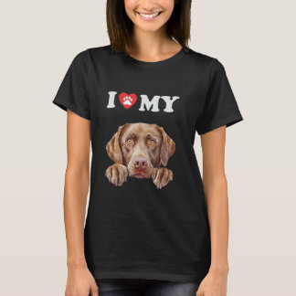 T-shirt Drôle de Chesapeake Bay Retriever Si je ne peux pa