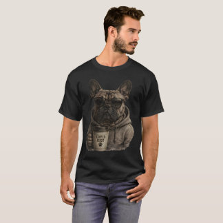 T-shirt drôle de chien bouledogue français amateur