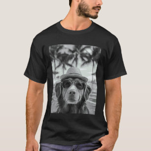 T-shirt Drôle de chien retriever de tolling de canard de N