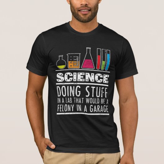 T-shirt drôle de chimie de la Science pour des (Devant)