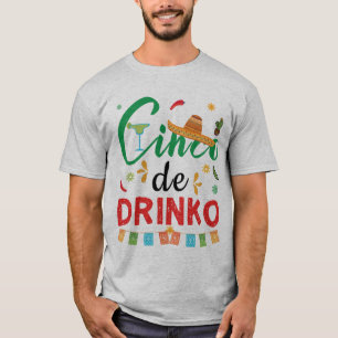 T-shirt Drôle de Cinco de Drinko Cadeau de Cinco de Mayo p