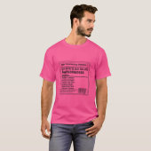 T-shirt drôle de citation : Effets secondaires : A (Devant entier)