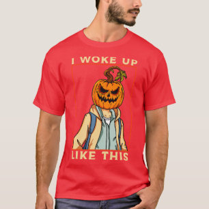 T-shirt Drôle de citrouille mème graphique hommes enfants