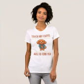 T-shirt Drôle de Cockapoo Amateur de Café (Devant entier)