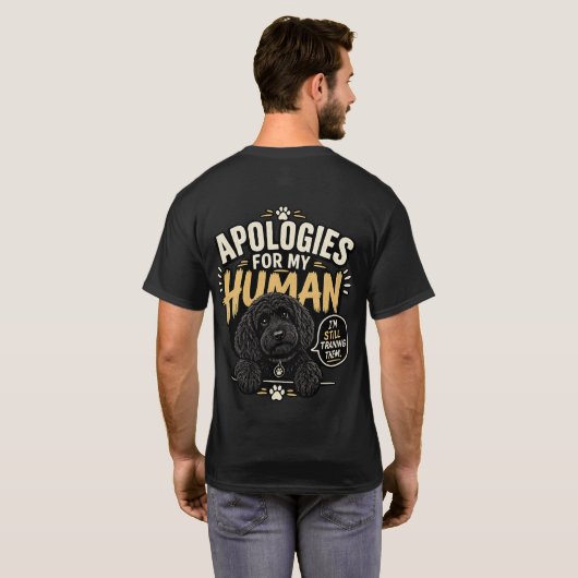 T-Shirt drôle de Cockapoo - Excuses pour mon propr (Dos entier)