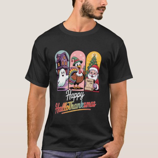 T-shirt Drôle de conception de fantôme de dinde de père No (Devant)