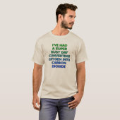 T-shirt drôle de conversion d'oxygène (Devant entier)
