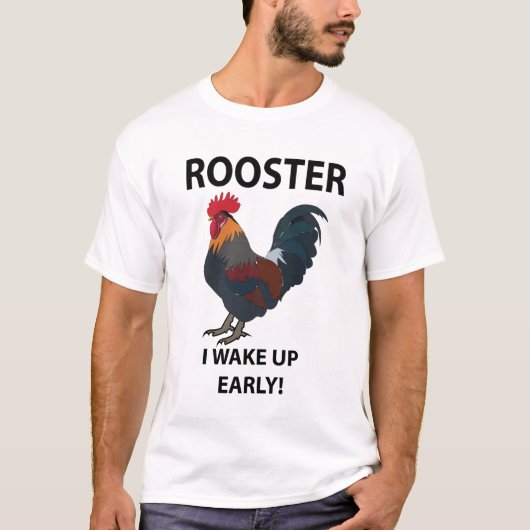T-shirt Drôle de coq (Devant)