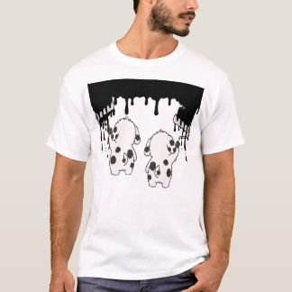 T-Shirt Drôle de Dalmatiens Peintres - Chiens Mign