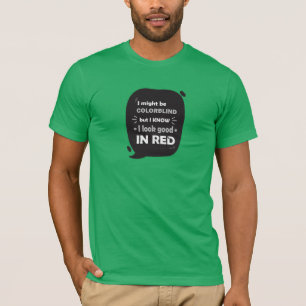 T-shirt drôle de daltonisme