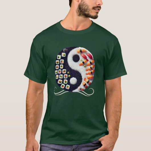T-shirt drôle de design sushi pour les fans (Devant)