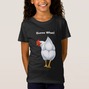 T-Shirt Drôle de deviner ce qu'est le blanc de poule