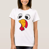 T-shirt drôle de dinde de Thanksgiving (Devant)