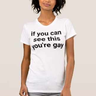 T-shirt Drôle De Dire Hommes Fierté Gay Si Vous Pouvez Voi