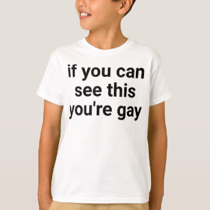 T-shirt Drôle De Dire Hommes Fierté Gay Si Vous Pouvez Voi