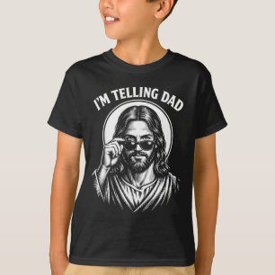 T-shirt Drôle de Dire Papa - Religieux Chrétien Jésus Meme