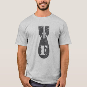 T-shirt drôle de F-Bombe vintage